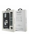 Karl Lagerfeld Karl Lagerfeld Saffiano Crossbody Riemen Karl and Choupette Hülle für iPhone 16 Black