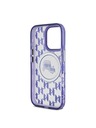 Karl Lagerfeld Karl Lagerfeld IML Monogram K&CH Heads MagSafe Rückseite Hülle für iPhone 16 Pro Max Purple