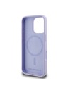 Karl Lagerfeld Karl Lagerfeld Liquid Silicone Karl and Choupette MagSafe Rückseite Hülle für iPhone 16 Pro Max Purple