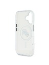 Karl Lagerfeld Karl Lagerfeld IML K&CH Heads Metallrahmen MagSafe Rückseite Hülle für iPhone 16 Transparent