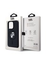 Karl Lagerfeld Karl Lagerfeld Liquid Silicone Karl and Choupette Magsafe Rückseite Hülle für iPhone 15 Pro Black