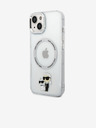 Karl Lagerfeld Karl Lagerfeld IML Karl and Choupette NFT MagSafe Rückseite Hülle für iPhone 13 Transparent