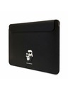 Karl Lagerfeld Karl Lagerfeld Saffiano Karl and Choupette Notebook-Hülle 15/16 Black