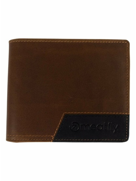 Meatfly Meatfly Leder-Geldbörse Zac Premium Brown | Braun | Größe