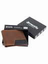Meatfly Meatfly Leder-Geldbörse Zac Premium Brown | Braun | Größe