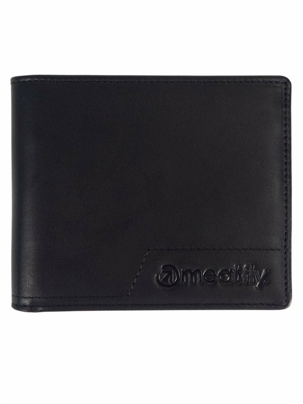 Meatfly Meatfly Leder-Geldbörse Eliot Premium Black | Schwarz | Größe