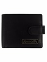 Meatfly Meatfly Leder-Geldbörse Nathan Premium Black | Schwarz | Größe