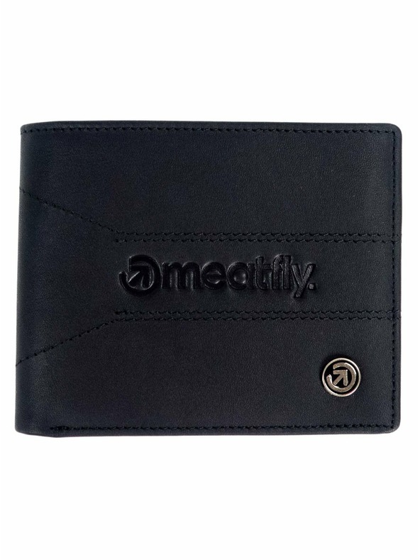 Meatfly Meatfly Leder-Geldbörse Zac Premium Black | Schwarz | Größe