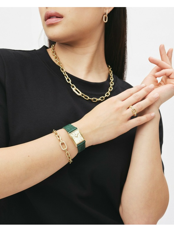 Daniel Wellington Damen Goldene Stahlkette Daniel Wellington