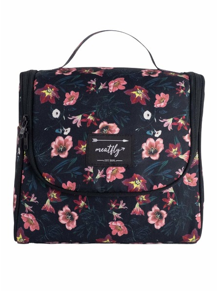 Meatfly Meatfly Kulturtasche Cara Hibiscus | Schwarz | Größe