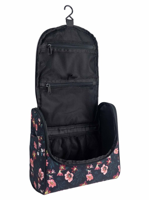 Meatfly Meatfly Kulturtasche Cara Hibiscus | Schwarz | Größe