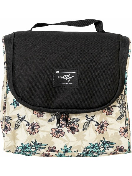 Meatfly Meatfly Kulturtasche Cara Fragnance Sand | Schwarz | Volumen 6 L