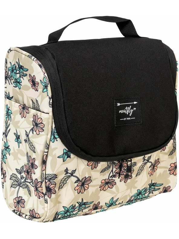 Meatfly Meatfly Kulturtasche Cara Fragnance Sand | Schwarz | Volumen 6 L