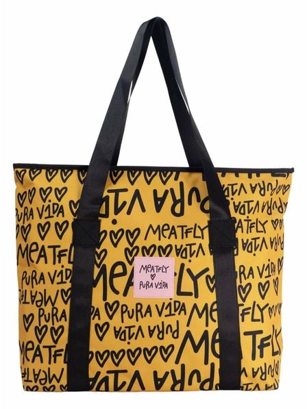 Meatfly Meatfly Strandtasche X Pura Vida Skye Yellow/Black | Gelb | Größe