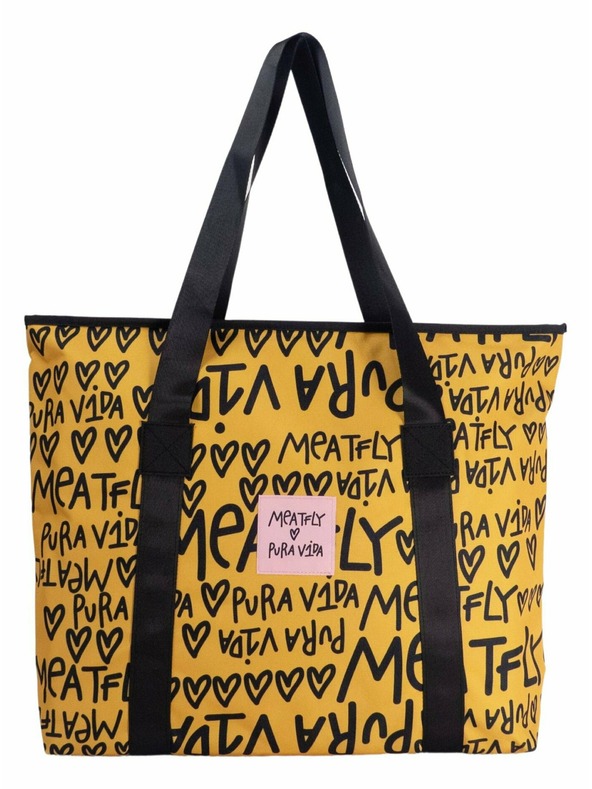 Meatfly Meatfly Strandtasche X Pura Vida Skye Yellow/Black | Gelb | Größe