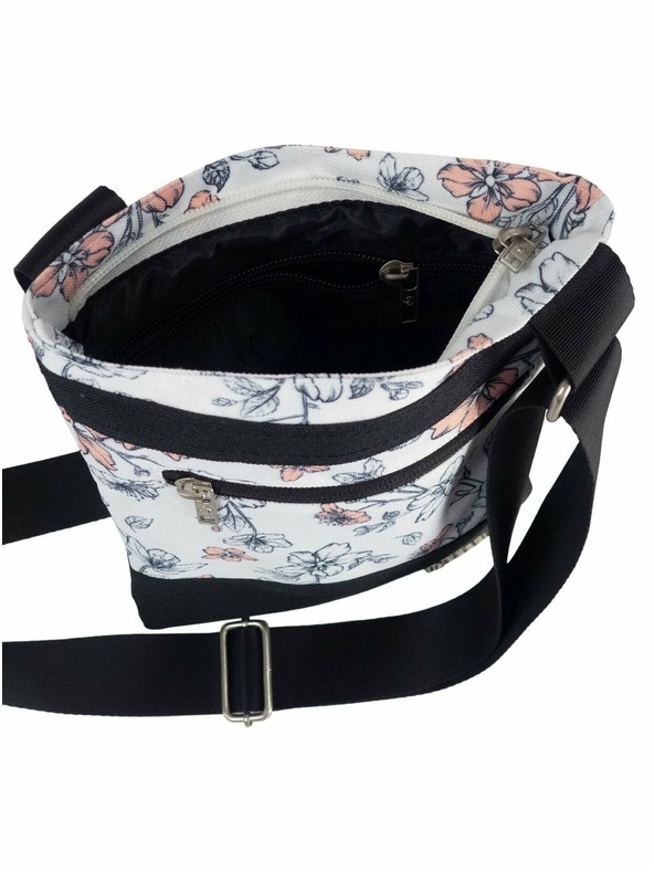 Meatfly Meatfly Damentasche Dixie Blossom White | Weiß | Volumen 0,4 L