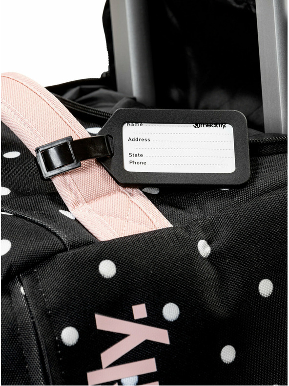 Meatfly Meatfly Reisetasche Gail White Dot/Powder Pink 42 L | Weiß | Volumen 42 L