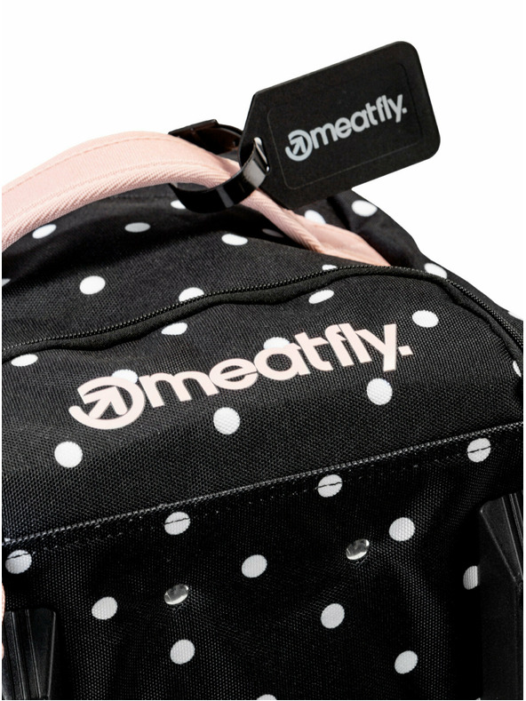 Meatfly Meatfly Reisetasche Gail White Dot/Powder Pink 42 L | Weiß | Volumen 42 L