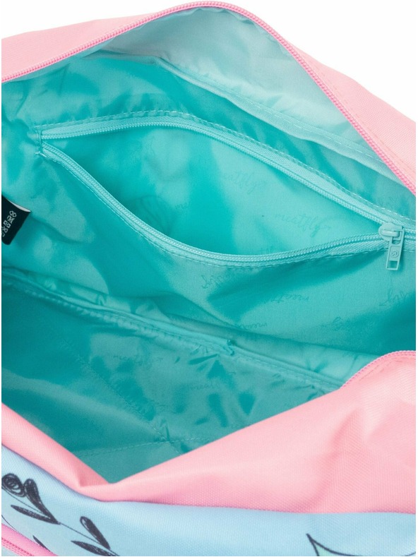 Meatfly Meatfly Reisetasche X Pura Vida Mavis Mint Flowers | Blau | Volumen 26 L