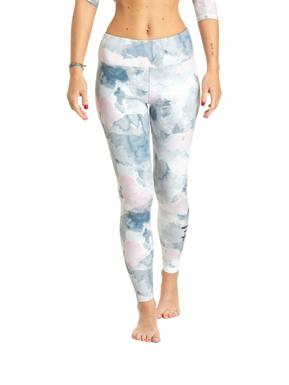 Meatfly Meatfly Damen Thermo-Leggings Jenna Clouds Pink