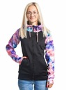 Meatfly Meatfly Damen technisches Sweatshirt Alisha Peach Aquarel/Black | Rosa | Größe