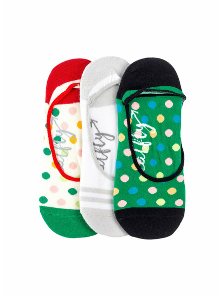 Meatfly Meatfly Socken Low Socks - Triple Pack K/ Green | Mehrfarbig | Größe