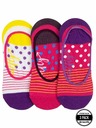 Meatfly Meatfly Socken Low Socks Triple Pack Yellow Stripe | Gelb | Größe