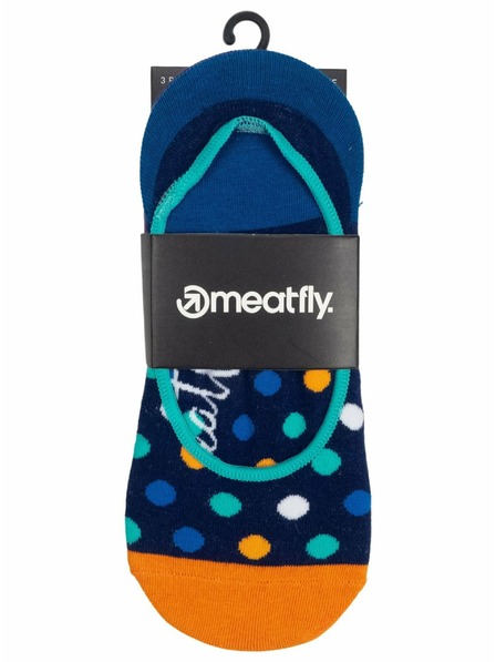 Meatfly Meatfly Socken Low Socks Triple Pack Navy / Fuchsia | Lila | Größe