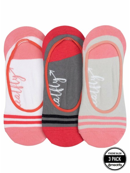 Meatfly Meatfly Socken Low Socks Triple Pack Grau | Grau | Größe