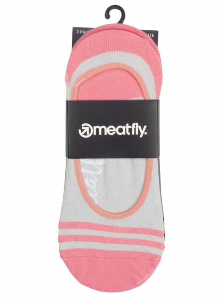 Meatfly Meatfly Socken Low Socks Triple Pack Grau | Grau | Größe