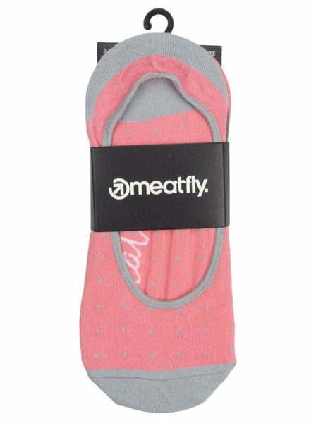 Meatfly Meatfly Socken Low Socks Triple Pack Grau Gepunktet | Grau | Größe
