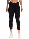 Meatfly Meatfly Damen Leggings Edna White Logo | Schwarz | Größe
