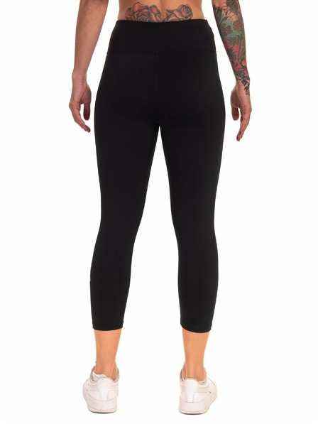Meatfly Meatfly Damen Leggings Edna White Logo | Schwarz | Größe
