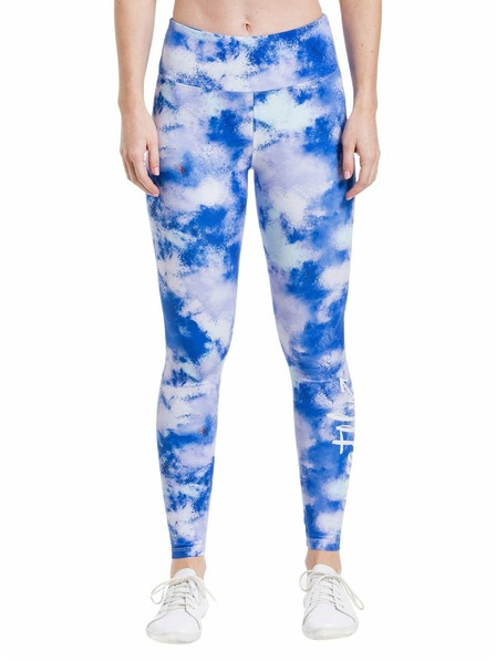 Meatfly Meatfly Damen Leggings Arabel Blue Aquarel | Blau | Größe