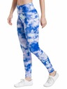 Meatfly Meatfly Damen Leggings Arabel Blue Aquarel | Blau | Größe