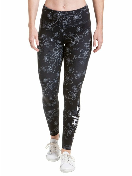 Meatfly Meatfly Damen Leggings Arabel Grey Blossom | Grau | Größe