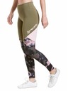 Meatfly Meatfly Damen Leggings Arabel Olive/Storm Camo Pink | Grün | Größe