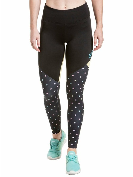 Meatfly Meatfly Damen Leggings Arabel Color Dots/Yellow | Punkte | Größe