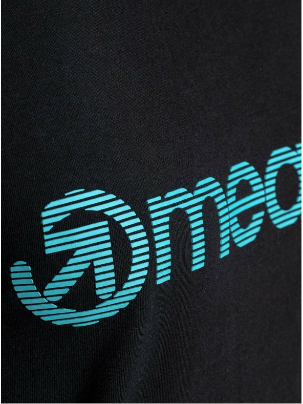 Meatfly Meatfly Herren-T-Shirt Striped Logo Black | Schwarz | Größe S | 100% Baumwolle