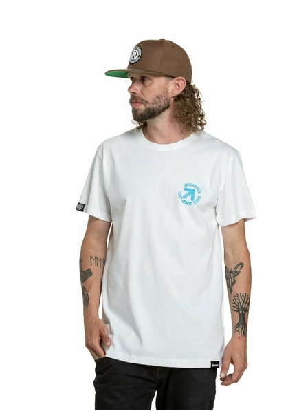 Meatfly Meatfly Herren-T-Shirt Arrow White | Weiß | Größe