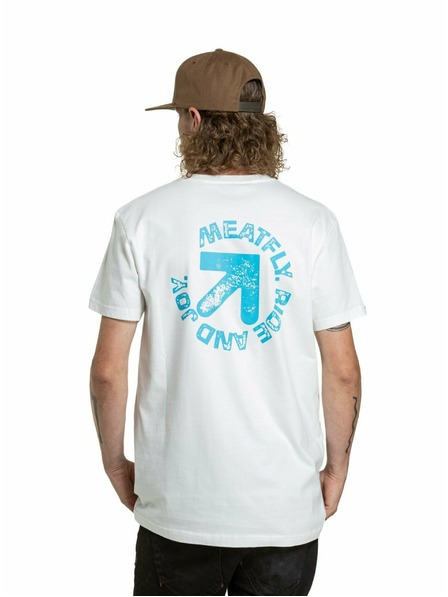 Meatfly Meatfly Herren-T-Shirt Arrow White | Weiß | Größe