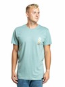 Meatfly Meatfly Herren-T-Shirt Phase Dusty Mint | Blau | Größe