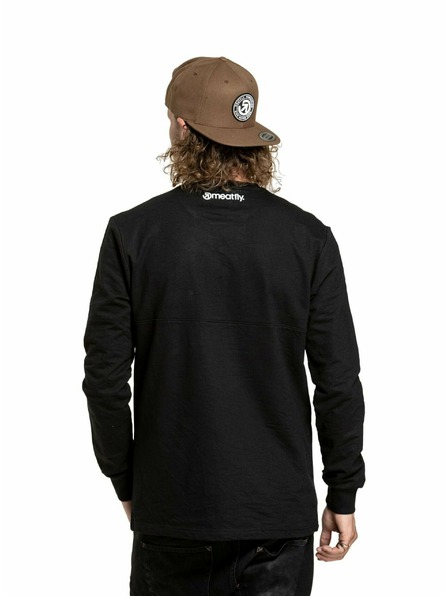 Meatfly Meatfly Herren-Langarmshirt Harvey Black | Schwarz | Größe