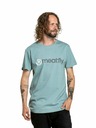 Meatfly Meatfly Herren-T-Shirt Joe Dusty Mint | Blau | Größe M | 100% Baumwolle