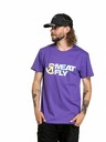 Meatfly Meatfly Herren T-Shirt Revital Violet | Lila | Größe