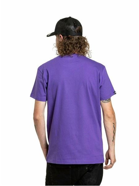 Meatfly Meatfly Herren T-Shirt Revital Violet | Lila | Größe