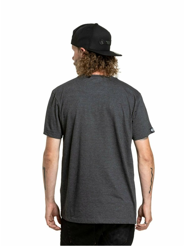 Meatfly Meatfly Herren T-Shirt Arrow Charcoal Heather | Grau | Größe