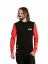 Meatfly Meatfly Herren Langarm-T-Shirt Appex Bright Red/Black