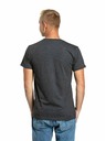 Meatfly Meatfly Herren T-Shirt Striped Logo Charcoal Heather | Grau | Größe