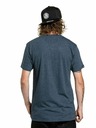 Meatfly Meatfly Herren T-Shirt Joe Navy Heather | Blau | Größe